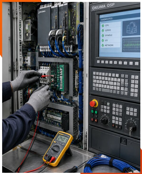 Ремонт систем ЧПУ Okuma OSP в Белореченске